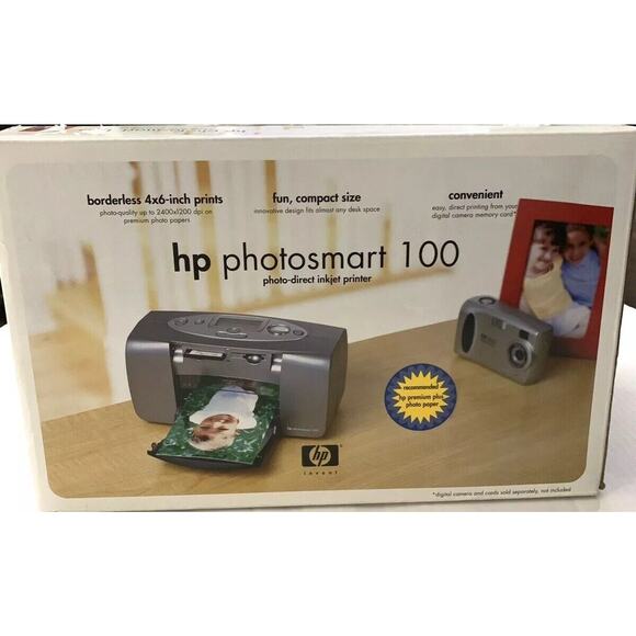 HP PHOTOSMART 100 PHOTO DIRECT INKJET PRINTER - Picture 3 of 4